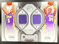 2009 SP GAME USED JORDAN FARMAR KOBE BRYANT #CM-FB COMBO MATERIALS /499 PATCH