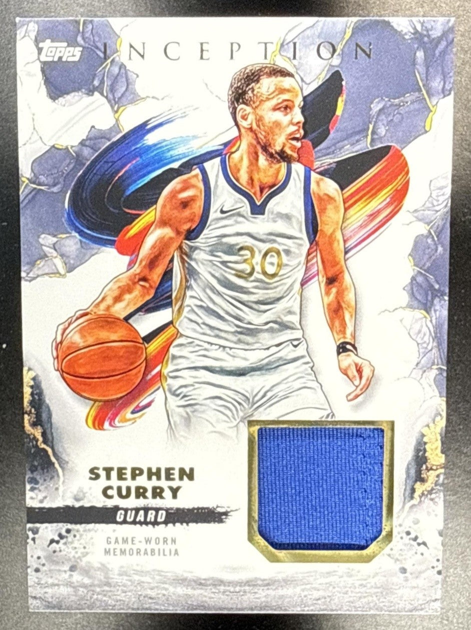 2024-25 TOPPS INCEPTION STEPHEN CURRY #REC-SC RELIC PATCH WARRIORS