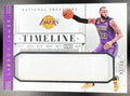 2018 PANINI NATIONAL TREASURES LEBRON JAMES #TM-LBJ TIMELINE MATERIALS /99