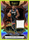 2024-25 PANINI SELECT LEBRON JAMES #TM-LBJ THROWBACK MEMORABILIA HEAT