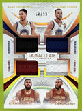 2024 PANINI IMMACULATE THOMPSON LEBRON JAMES STEPHEN CURRY #1 QUAD PATCH /99