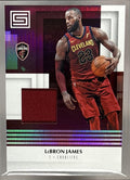 2017-18 PANINI STATUS LEBRON JAMES #M-LBJ MATERIALS CAVALIERS