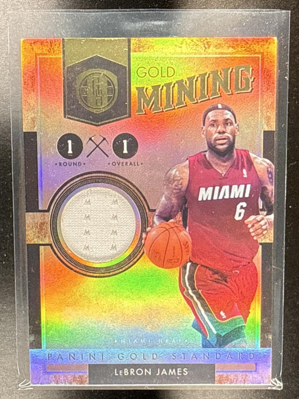 2010 PANINI TOTALLY CERTIFIED LEBRON JAMES #20 JUMBO JERSEY NUMBER /299
