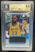 2018 PANINI SPECTRA LEBRON JAMES #SS-LBJ SPECTACULAR NEON BLUE /49 BGS 9.5