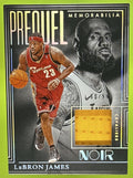 2024 PANINI NOIR LEBRON JAMES #5 PREQUEL MEMORABILIA 50/99