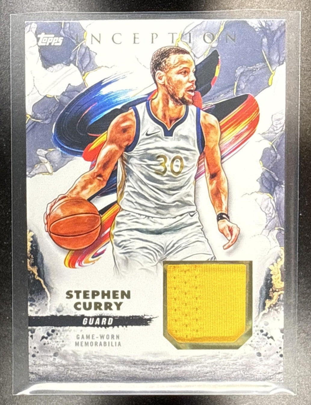 2024-25 TOPPS INCEPTION STEPHEN CURRY #REC-SC RELIC PATCH WARRIORS