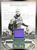 2024 PANINI NOIR LEBRON JAMES #6 SCREENPLAY JERSEYS HOLO GREEN 0/49 LAKERS
