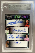 CARLOS ALCARAZ JON JONES CHARLES LECLERC 2023 LEAF VIBRANCE 4 AUTO 1/1