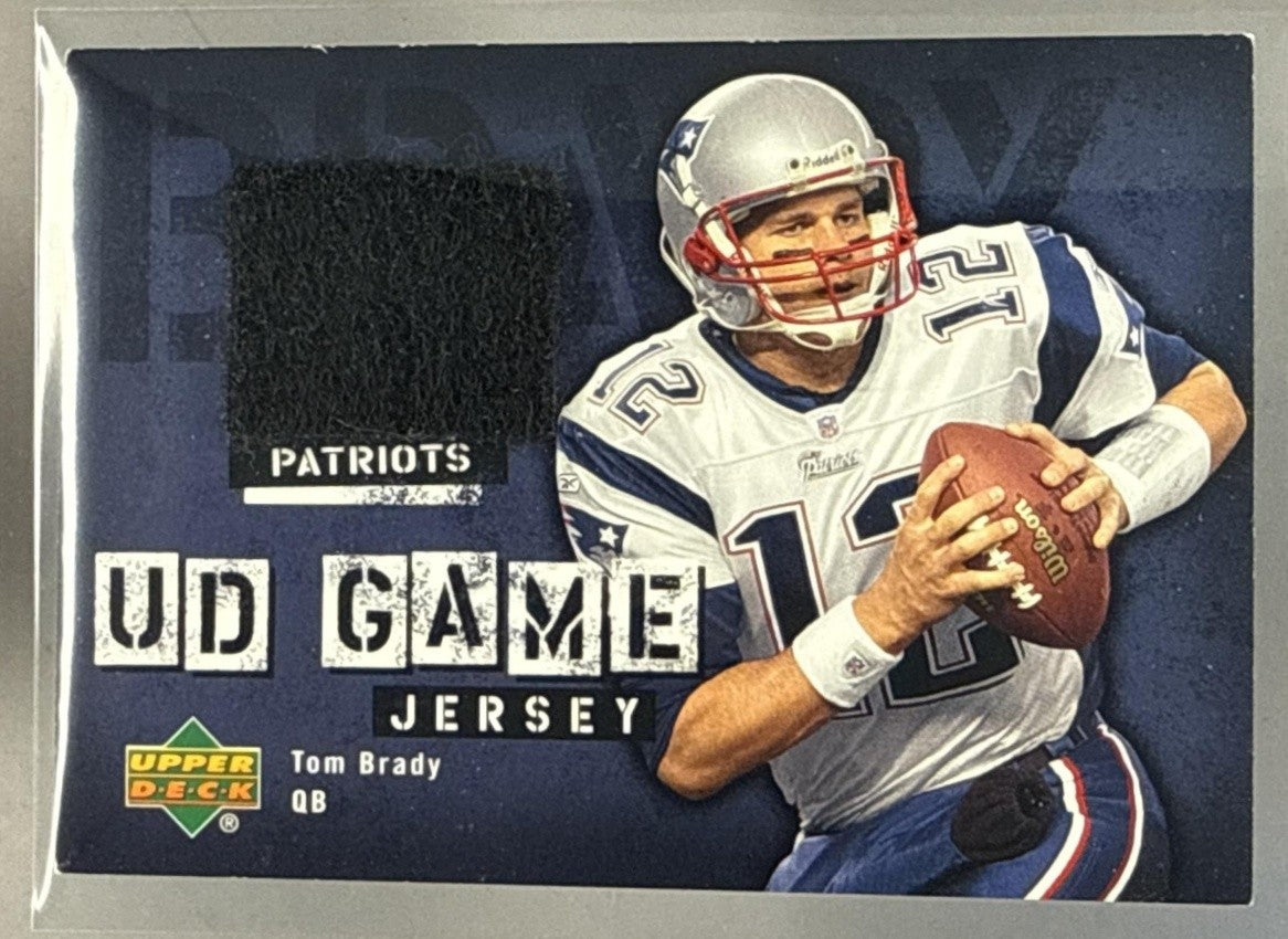 2006 Upper Deck Tom Brady #GJ-BR UD Game Jerseys Patriots