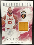 2024 PANINI ORIGINS LEBRON JAMES #OM-LBJ ORIGINATION MEMORABILIA PATCH