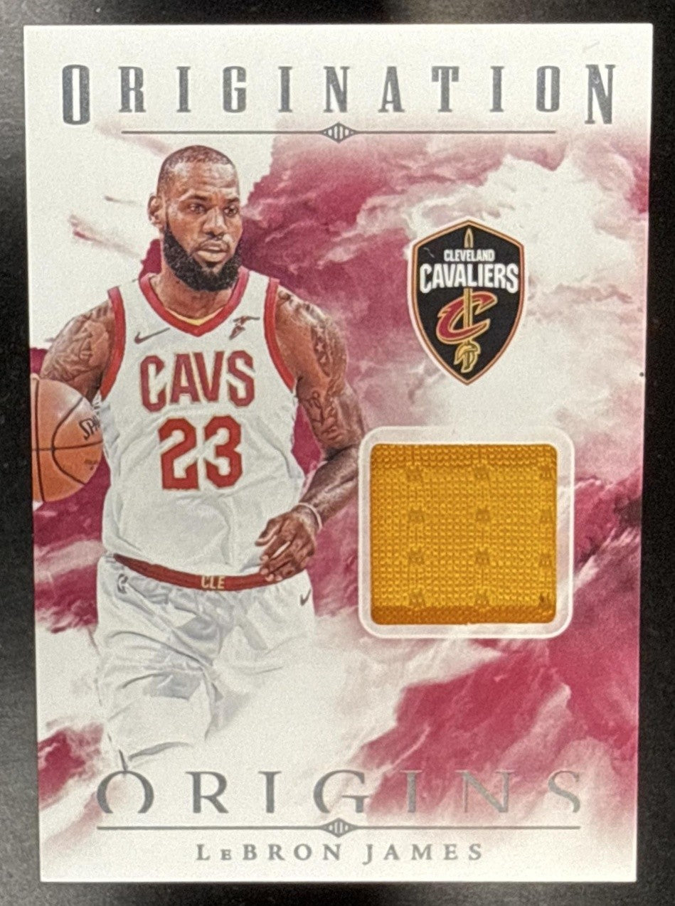 2024 PANINI ORIGINS LEBRON JAMES #OM-LBJ ORIGINATION MEMORABILIA PATCH