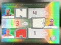 2008 SPX BEN WALLACE LEBRON JAMES DANIEL GIBSON #WMT-WJG WINNING MATERIALS /15