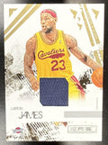 2009 PANINI ROOKIES & STARS LEBRON JAMES #14 MATERIALS MEM