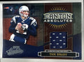2004 PLAYOFF ABSOLUTE TOM BRADY #CA-24 CANTON ABSOLUTES JERSEY GOLD /25 MEM