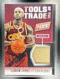 2014 PANINI THE NATIONAL #1 LEBRON JAMES TOOLS OF THE TRADE GAME USED PATCH