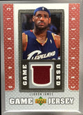 2007-08 UPPER DECK LEBRON JAMES #GJ-LJ UD GAME JERSEY CAVALIERS