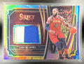 2019 PANINI SELECT LEBRON JAMES #TM-LBJ THROWBACK MEMORABILIA TIE DYE PRIZMS /25