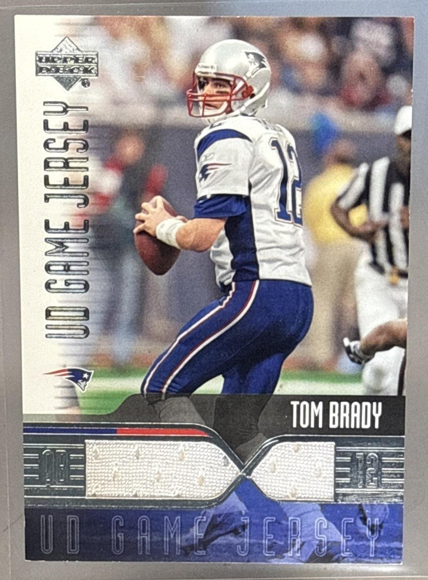 2004 UPPER DECK TOM BRADY #TB-GJ UD GAME JERSEYS PATRIOTS
