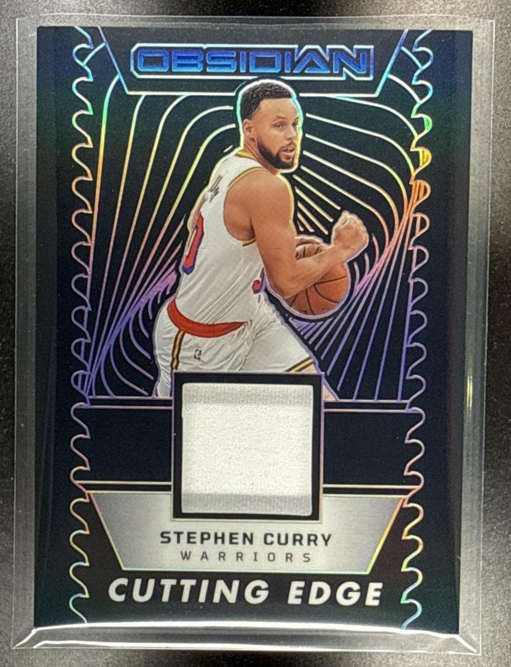 2024 PANINI OBSIDIAN STEPHEN CURRY #CE-SCG CUTTING EDGE MEMORABILIA /249 PATCH