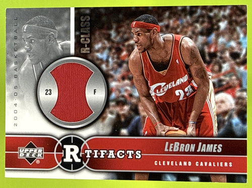2004-05 UPPER DECK R-CLASS LEBRON JAMES #RCR-LJ R TIFACTS CAVALIERS