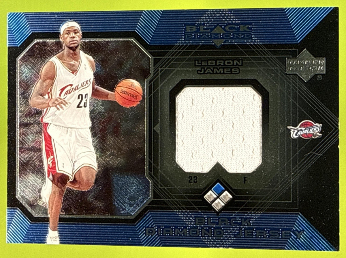 2004-05 Upper Deck Black Diamond LeBron James #BDJ-LJ Jersey Cavaliers
