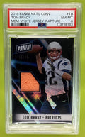 2018 PANINI NATIONAL CONVENTION TOM BRADY #NNO MEMORABILIA /49 PATRIOTS PSA 8