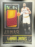 2016-17 PANINI NOIR LEBRON JAMES #80 JUMBO MATERIALS PRIME 21/25 PATCH CAVALIERS