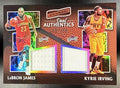 2016 PANINI AFICIONADO KYRIE IRVING LEBRON JAMES #20 DUAL AUTHENTICS /299