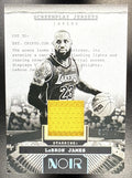 2023-24 PANINI NOIR LEBRON JAMES #SJ-LBJ SCREENPLAY JERSEYS 0/99 PATCH LAKERS