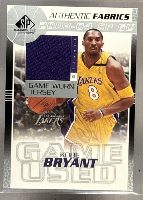 2003 SP GAME USED KOBE BRYANT #KB-J UD GAME JERSEYS LAKERS