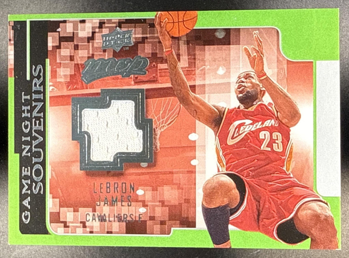 2008-09 UPPER DECK MVP LEBRON JAMES #GN-LJ GAME NIGHT SOUVENIRS CAVALIERS