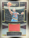 2018-19 PANINI SELECT LEBRON JAMES #TM-LBJ THROWBACK MEMORABILIA CAVALIERS