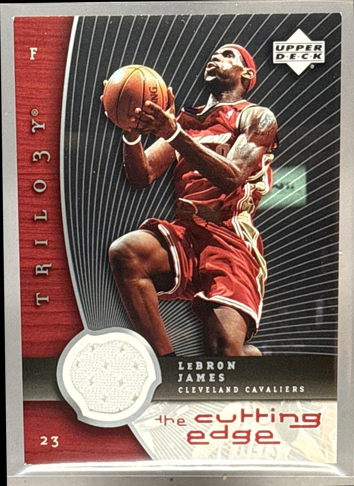 2005-06 UPPER DECK TRILOGY LEBRON JAMES #CE-LJ THE CUTTING EDGE CAVALIERS