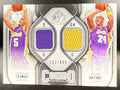 2009 SP GAME USED JORDAN FARMAR KOBE BRYANT #CM-FB COMBO MATERIALS 35/35 PATCH