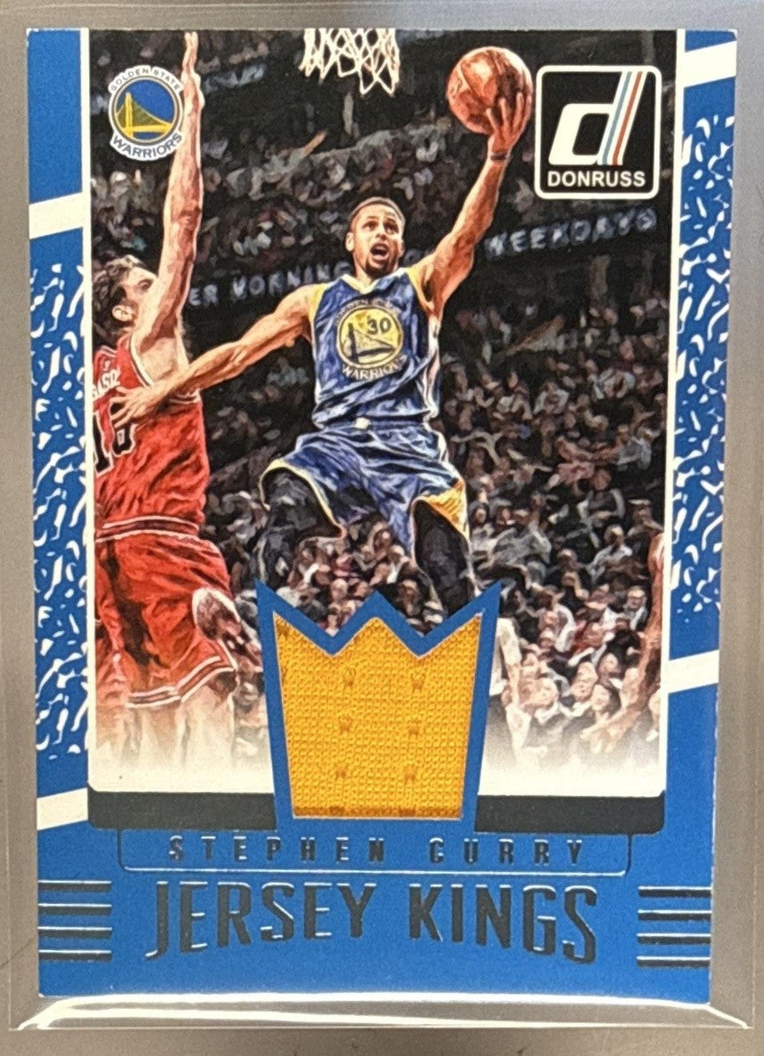 2016-17 PANINI DONRUSS STEPHEN CURRY #23 JERSEY KINGS WARRIORS
