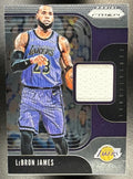 2019-20 PANINI PRIZM LEBRON JAMES #SS-LBJ SENSATIONAL SWATCHES PATCH LAKERS