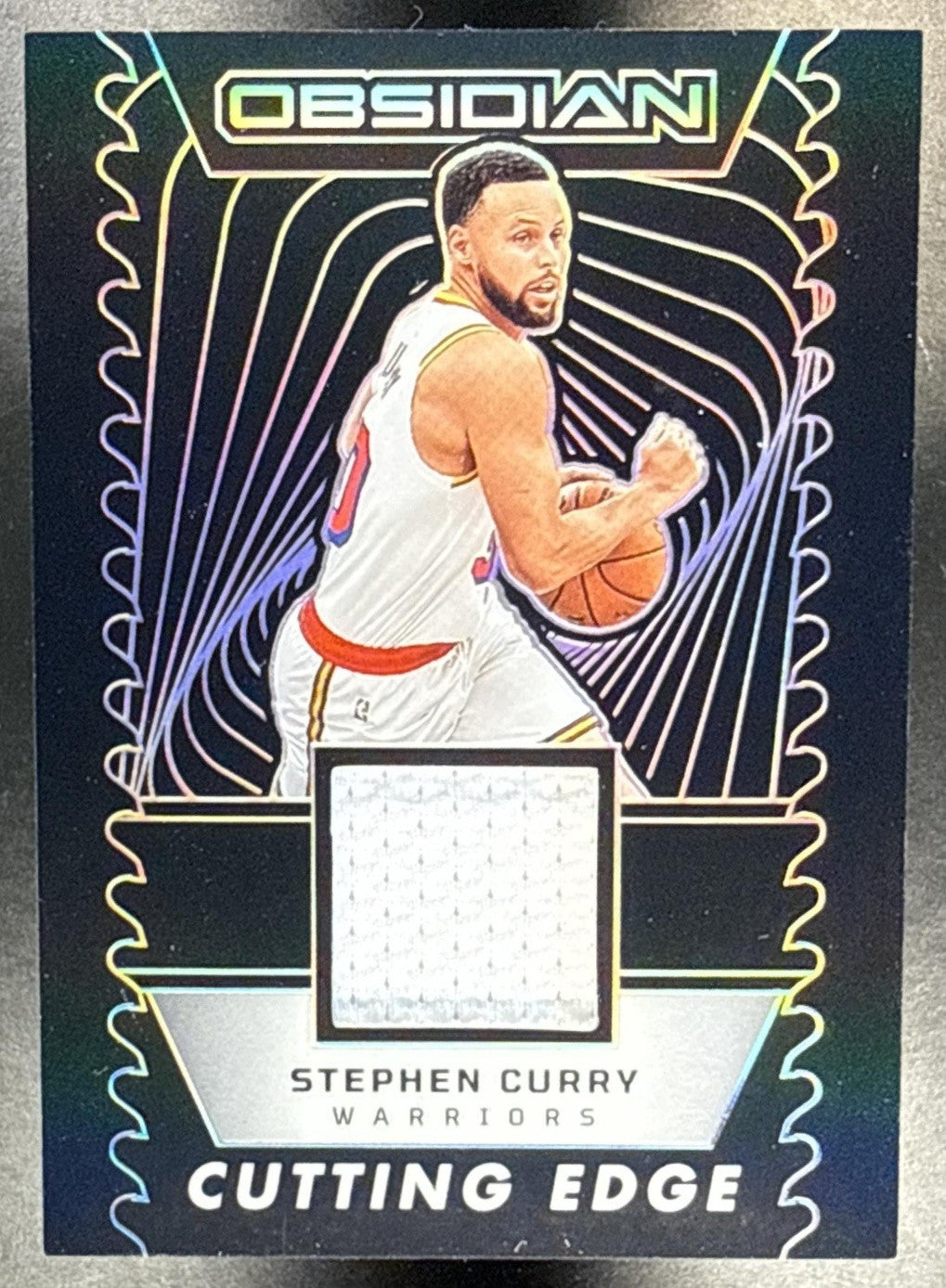 2024 PANINI OBSIDIAN STEPHEN CURRY #CE-SCG CUTTING EDGE MEMORABILIA /249 PATCH