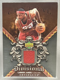 2007-08 UPPER DECK ARTIFACTS LEBRON JAMES #DA-LJ DIVISIONAL /250 PATCH CAVALIERS
