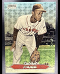 2024 TOPPS STADIUM CLUB SATCHEL PAIGE #278 SUPERFRACTOR 1/1 BROWNS FULL RAINBOW