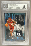 2024 PANINI NOIR LEBRON JAMES #5 BOX OFFICE MEMORABILIA PLATINUM 1/1 BGS 8