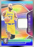 2024-25 PANINI TOTALLY CERTIFIED LEBRON JAMES #CG-LBJ GAMERS PATCH LAKERS